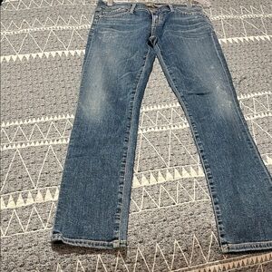 Classic Women's Blue Straight-Leg Jeans